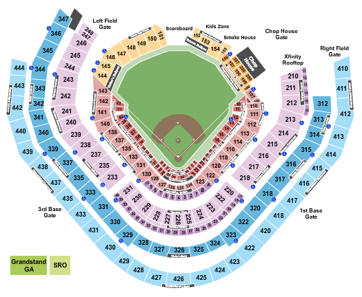 Truist Park Home Run Derby Seating Chart